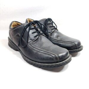 Dockers Men's Size 9.5 Black Leather Oxford